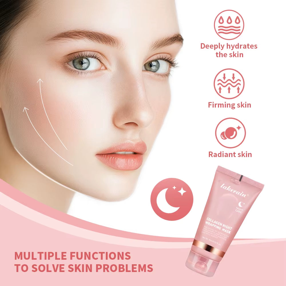 Collagen Peel off Facial Mask Pore Shrinking Blackhead Removal Oil Skin Rejuvenation Moisturizing Brightening Korean Skin Care