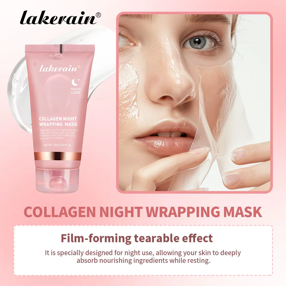 Collagen Peel off Facial Mask Pore Shrinking Blackhead Removal Oil Skin Rejuvenation Moisturizing Brightening Korean Skin Care